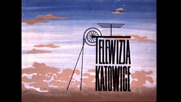 Historyczna plansza telewizji Katowice