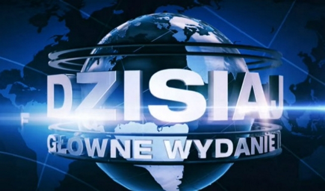 Czołówka głównego wydania serwisu informacyjnego Dzisiaj w TV Republika