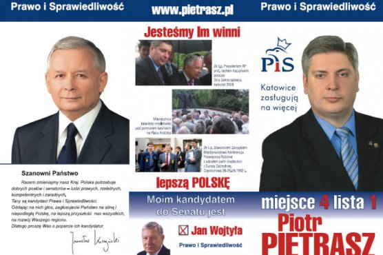 Piotr Pietrasz ubiegał się o mandat poselski z listy PiS