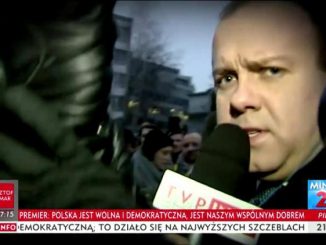 Michał Fit z TVP poszkodowany podczas manifestacji