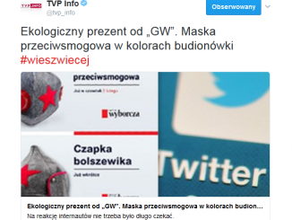 Ekologiczny prezent maska przeciwsmogowa GW