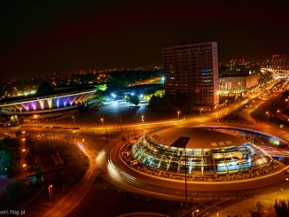 Katowice nocą