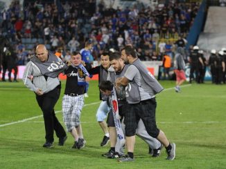 Interwencja na stadionie