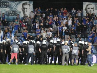 Interwencja policji na stadionie w Chorzowie