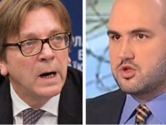 Guy Verhofstadt i Jarosław Olechowski