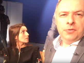 Michał Fabisiak w trakcie nagrania "Sprawy dla reportera"