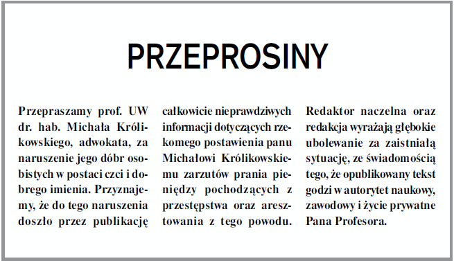 ND przeprosiny