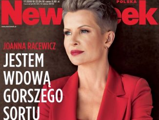 Joanna Racewicz na okładce "Newsweeka"