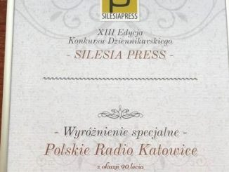 Wyróżnienie specjalne Polskiego Radia Katowice z okazji 90-lecia