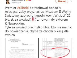 25 tys. zł dla Sieci za wywiad z dyrektorem Muzeum II Wojny Światowej