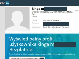 Profil Kingi M. na Linkedin