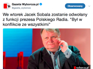 GW Jacek Sobala zostanie odwołany