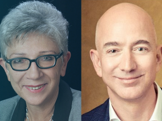 Danuta Przywara i Jeff Bezos