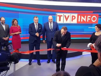 Oddanie nowego studia TVP.info do użytku