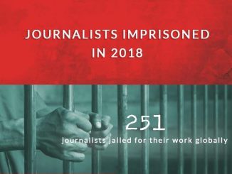 Journalists imprisoned in 2018