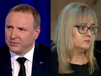 Jacek Kurski i Magdalena Adamowicz