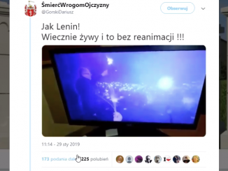 Nagranie scena WOŚP Paweł Adamowicz