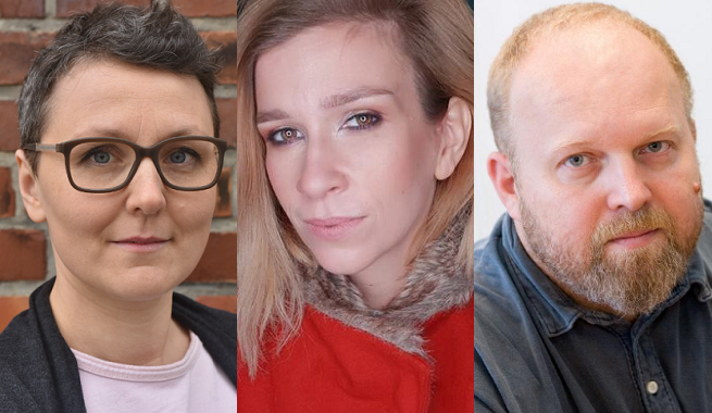 Anita Sobczak, Katarzyna Nocuń i Grzegorz Osiecki