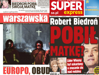 Okładki "Warszawskiej Gazety" i "Super Expressu"