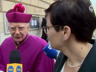 Abp Marek Jędraszewski i Renata Kijowska