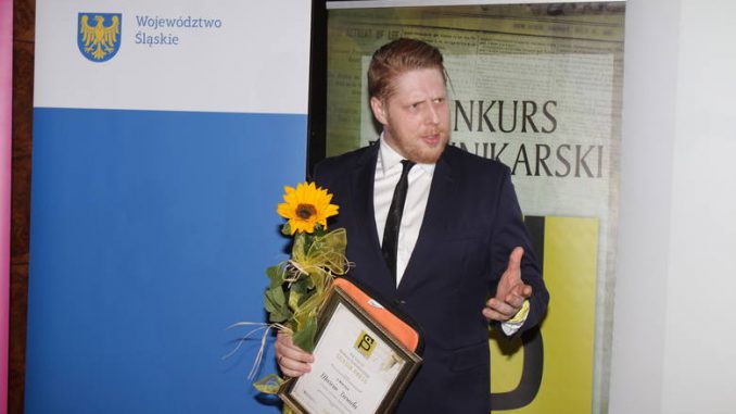 Marcin Zasada z II nagrodą Silesia Press 2019