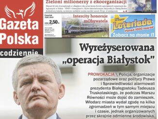 Na okładce "GPC" zamiast prezydenta Białegostoku Tadeusza Truskolaskiego widnieje Stanisław Sienko - wiceprezydent Rzeszowa