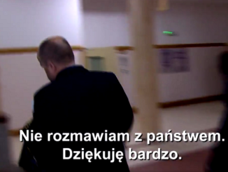 Kadr z reportażu "Alarmu" o sędzim Piotrze Gąsiarku