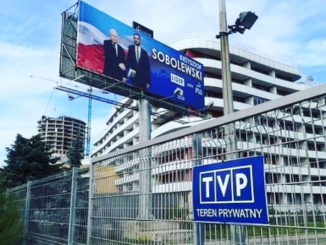 Billboard na działce TVP Rzeszów