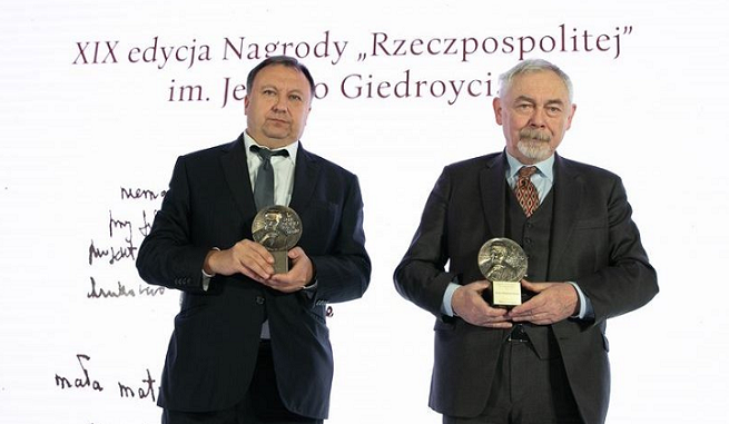 Jacek Majchrowski i Mykoła Kniażycki