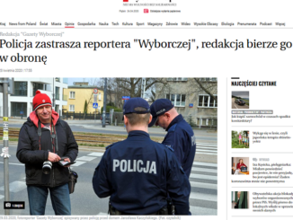 Policja zastrasza reportera Wyborczej