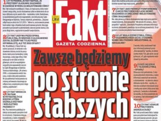 "Fakt" tłumaczył dlaczego staje po stronie słabszych