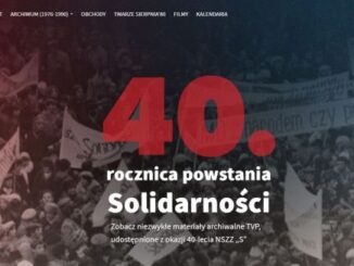 TVP 40 rocznica powstania Solidarności