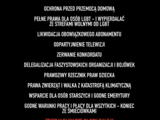 Lista Postulatów Strajk Kobiet