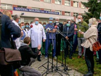 Ekipa "Uwagi" TVN24 w Szpitalu im. J. Strusia w Poznaniu