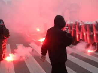 Interwencja policji w Dniu Nirpodległości