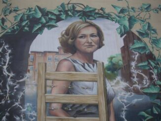 Mural upamiętniający Krystynę Bochenek