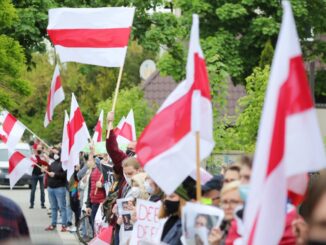 Pikieta pod ambasadą Białorusi