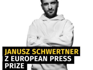 Janusz Schwertner laureatem European Press Prize