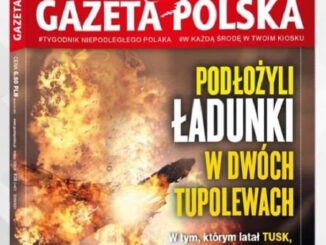 GP Płonący tupolew na okładce