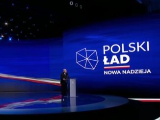 Jarosław Kaczyński podczas prezentacji założeń Polskiego Ładu