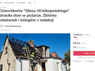 Dziennikarka Głosu Wielkopolskiego straciła dom w pożarze