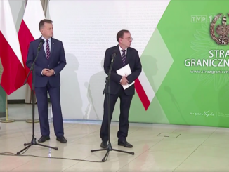 Konferencja prasowa ministrów Mariusza Błaszczaka i Mariusza Kamińskiego