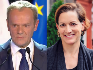 Donald Tusk i Anne Applebaum