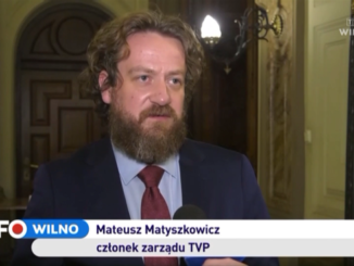 Mateusz Matyszkowicz TVP Wilno