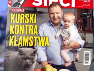 Jacek Kurski na okładce "Sieci"