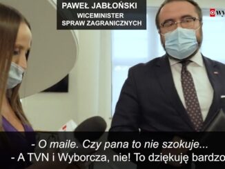 Paweł Jabłoński w rozmowie z dziennikarzami "Gazety Wyborczej" i TVN24