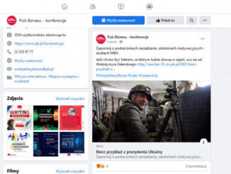 Dział konferencji "Pulsu Biznesu" promował się na Facebooku postami z Wołodymyrem Zełenskim