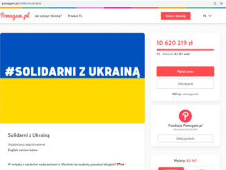 Prawidłowa zbiórka Fundacji Pomagam.pl dla Ukrainy jest pod adresem Pomagam.pl/solidarnizukraina