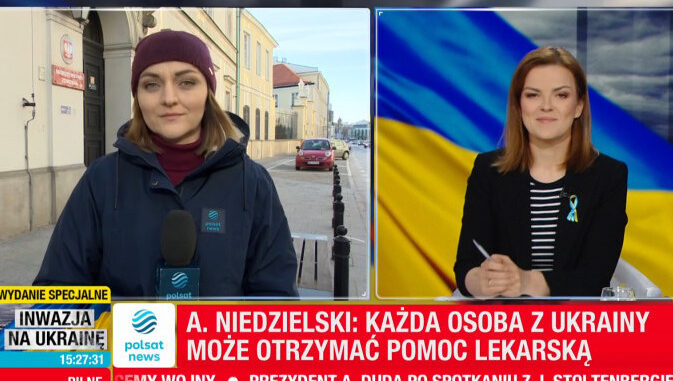 Stacje informacyjne przez większość dnia nadają specjalne wydania serwisów