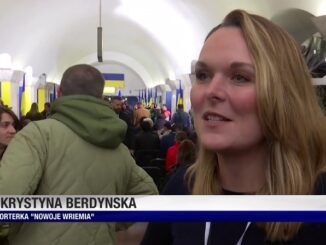 Katarzyna Górniak z błędnym podpisem w materiale "Wydarzeń" Polsatu